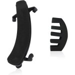 1 support d'epaule de violon noir, 1 silencieux noir, support de violon universel pour 4 / 4 et 3 / 4, ...