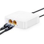 1 to 2 gigabit ethernet splitter, 100 / 1000mbps, network hub rj45 internet lan splitter with usb cable, ... 1 to 2 gigabit ethernet splitter, 100 / 1000mbps, network hub rj45 internet lan splitter with usb cable, ...