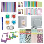 10 en 1 kit daccessoires pour fujifilm instax mini 8, set hanging lentille cadre / bandoulire album ...
