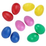 10 pack plastique percussion instrument de musique jouets oeuf maracas shakers