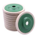 10 pcs 100 mm 4 pouces polissage rond polissage roues tampons polissage roues pour cuivre fer et aluminium ...