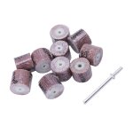 10 pcs 15 mm bande de pon�age roue disque 80 / 120 / 240 / 320 / 600grit rotarytools pour