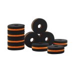 10 pcs etagère tambour pièce noir - orange double - couleur cheveux pad, cymbale stand feutres rondelles ... 10 pcs etagère tambour pièce noir - orange double - couleur cheveux pad, cymbale stand feutres rondelles ...