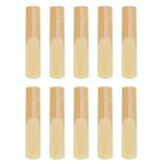 10 pcs saxophone t�nor anches instruments de musique accessoires pour d�butants couleur bois