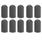 10 pcs silicone drumstick silent practice tips accessoire d'instruments de musique de remplacement