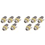 10 pices 3. 5mm 1 / 8 pouces mono entre jack prise de courant pour guitare electrique basse ecouteurs ...