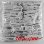 10 pices couteurs intra - auriculaires de sport avec casque micro pour samsung galaxy s6 s4 s9 s8 s7 ...