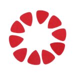 De haute qualit� en feutre de laine choisit des plectres pour accessoire d'instrument de ukul�l� 10 pi�ces ...