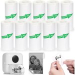 10 rouleaux papier thermique, appareil photo impression papier, auto - adhsif pour enfants pour mini ...