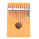 10 touches kalimba pin bois pouce piano enfants musique jouet instrument de musique pour dbutants