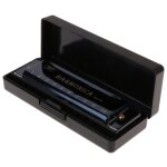 10 trous pour clé c blues harmonica, instrument musique, jouet educatif avec fo - type black #a 10 trous pour clé c blues harmonica, instrument musique, jouet educatif avec fo - type black #a