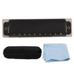 10 trou harmonica métal c clé diatonique harmonica bouche orgue instruments de musique accessoiresnoir ... 10 trou harmonica métal c clé diatonique harmonica bouche orgue instruments de musique accessoiresnoir ...
