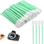 100 bâtonnets de nettoyage en mousse sans poussière, ecouvillons de nettoyage professionnels pour imprimante ... 100 bâtonnets de nettoyage en mousse sans poussière, ecouvillons de nettoyage professionnels pour imprimante ...