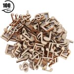 100 pcs note de musique en bois mixte d�coratif 2cm note clip pour accessoire de d�coration (note de ...