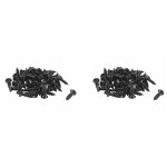 100 pi�ces vis de pickguard 3mm pour strat style guitare (noir)