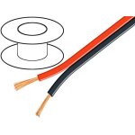 100m de cable de haut parleurs 2x0. 5mm2 - ofc - rouge / noir - adnauto