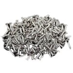 100pcs guitare pickguard vis pour fender strat / tele electric guitar bass silver