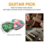 100pcs m�diators de guitare, 0, 46 mm d�epaisseur color� cellulo�d m�diator plectres pour guitares basses, ...