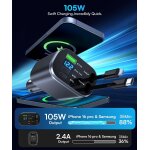 105w chargeur allume - cigare 5 - en - 1 avec câble usb - c rétractable 3 ports (pd 30w + qc3. 0 + usb ... 105w chargeur allume - cigare 5 - en - 1 avec câble usb - c rétractable 3 ports (pd 30w + qc3. 0 + usb ...