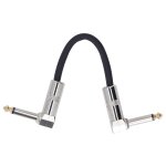 10cm stompbox effet câble tête ronde 6. 35 mono blindé guitare pédalier câble de patch 10cm stompbox effet câble tête ronde 6. 35 mono blindé guitare pédalier câble de patch