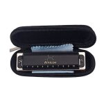 10hole 20tones harmonica blues harpes orgue a bouche instrument musique facile a jouer 69hd - type black ...