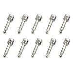 10pcs 6. 35mm soudure gratuit plugs kit diy guitare pédalier 10pcs 6. 35mm soudure gratuit plugs kit diy guitare pédalier