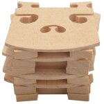 10pcs chevalet de violon en erable pour violon 1 / 8 et 1 / 4 et 1 / 2 et 3 / 4 et 4 / 4