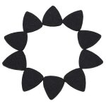 10pcs feutre de laine m�diators de guitare m�diators de ukul�l� m�diators de guitare mince 3mm pour basse ...