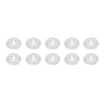 10pcs footswitch toppers clair transparent universel pour guitare effets pédale accessoires 10pcs footswitch toppers clair transparent universel pour guitare effets pédale accessoires