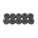 10pcs jazz drum cymbale felt pads accessoires dinstruments de musique gris