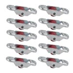 10pcs porte coulissante fentre poulie mute rouleau en plastique mono roue quincaillerie avec base 12mm ...