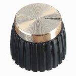 10x ampli de guitare amplificateur boutons push - on noir + or cap pour amplificateur