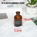 10x5. 5cm - bouteille en verre marron transparent, style nordique rtro, vase de chambre  coucher, accessoire ...