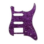 11 trous guitare electrique pickguard ssh strat guitare scratch plaque et vis pour le remplacement des ...