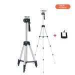 110 cm avec clip - mini trpied de budgtaire 65 - 110cm, support de sol, support rapide pour iphone ...