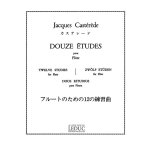 Jacques castrde : 12 etudes - recueil flte traversire 9790046231391 al23139