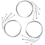 12 pcs 3 pack cordes violon 4 / 4 ensemble complet, noyau classique universel en acier avec bout sph�rique ...