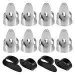 12 pcs ensemble de m�diators en acier, m�diators en m�tal m�diators de basse r�glables pour guitare, ...