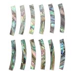 12 pcs guitare soundhole rosette paua abalone shell incrustation courbes bandes guitare sound hole incrustatio ...
