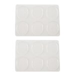 12 pieces caisse tambour pad muet tampons de tambour caisse silencieux a tambour muet accessoires pour ...
