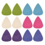 12 pi�ces color� doux feutre plectre m�diateur feutre ukul�l� pics plectres economie 3mm d�epaisseur ...