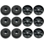 12 pices pieds d'absorbeur de chocs pour enceinte, 40x10mm tampon d'isolation pour enceinte, antidrapant ...