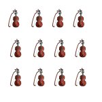 12 sets mini violon nol violon modle instrument de bureau parure mini violon ornements