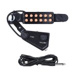 12 trous guitare acoustique pickup soundhole pickup transducteur magn�tique fader audio c�ble guitare ...