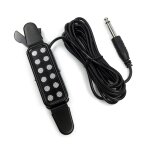 12 trous micro de guitare transducteur electrique pour guitare acoustique pr�ampli magn�tique