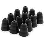 12 x ecouteurs en silicone tripler embouts d'oreilles pour casque ecouteurs