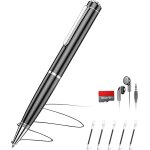 128 gb (2400) dictaphone num�rique, dictaphone intelligent appareil d'enregistrement r�ducteur de bruit, ...