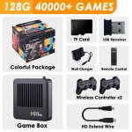 128g - g11 pro game box console de jeu vido, double sans fil, jeux classiques rtro familiaux, 4k, plus ...