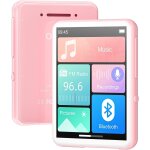128go lecteur mp3 bluetooth 5. 4, mp3 - lecteur portable avec haut - parleur, 2, 4'' ecran tactile baladeur ...