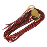 12pcs 27mm disques pi�zo�lectriques avec fil en laiton disque pi�zo�lectrique capteur de capteur piezo ...